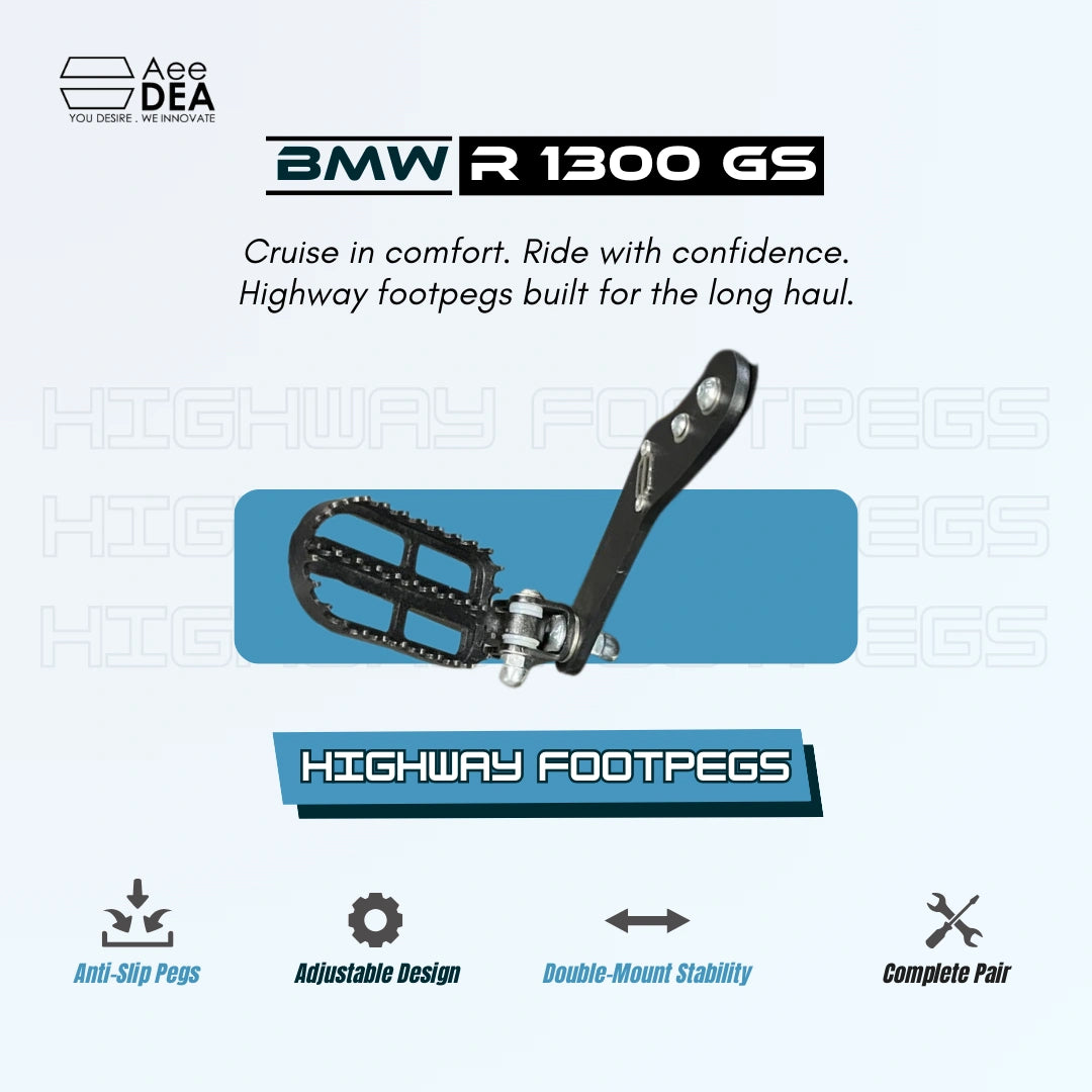 BMW R 1300 GS - Highway Footpegs
