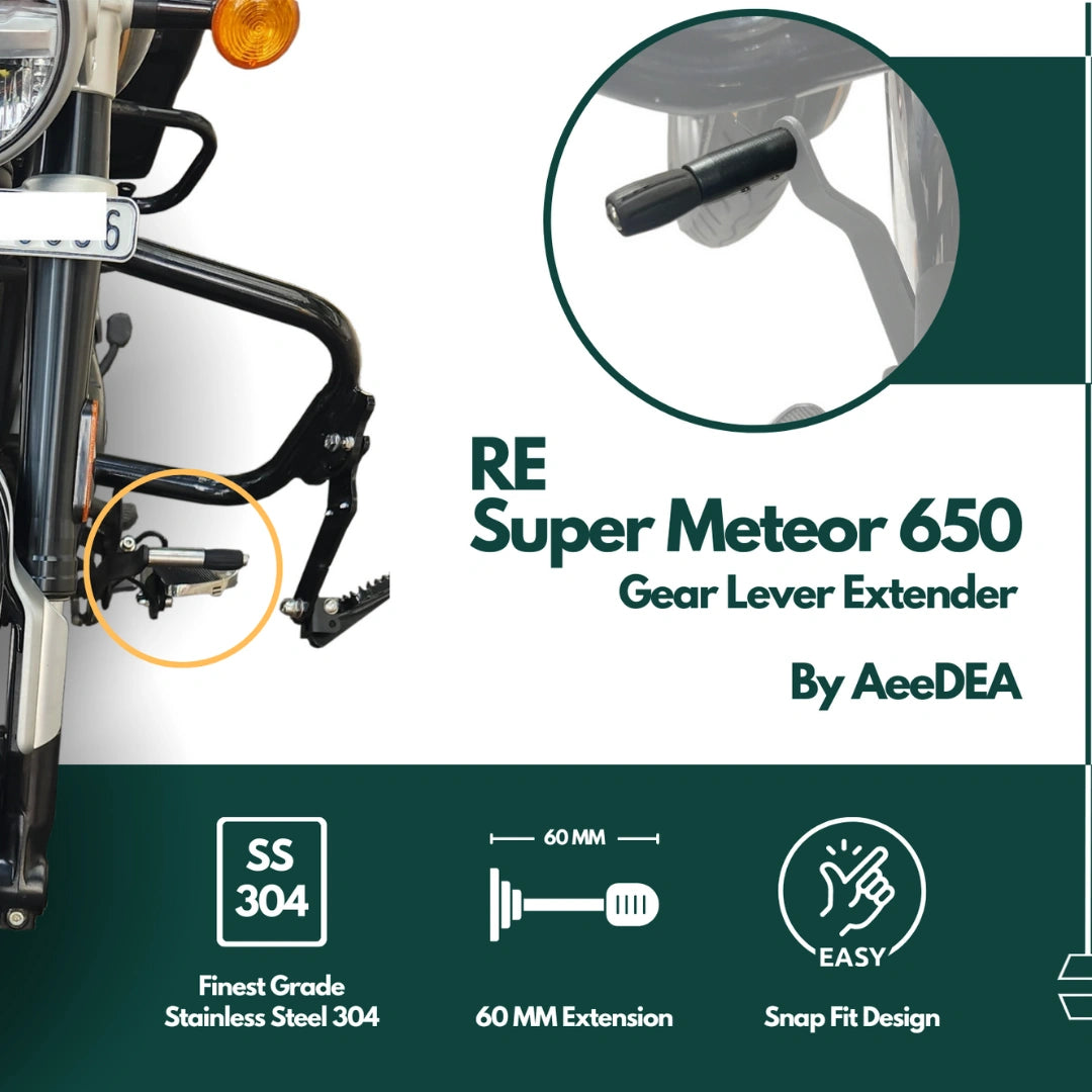 Genuine Royal Enfield Super Meteor 650 Gear Shifter Pedal With Rubber – 2023-2025