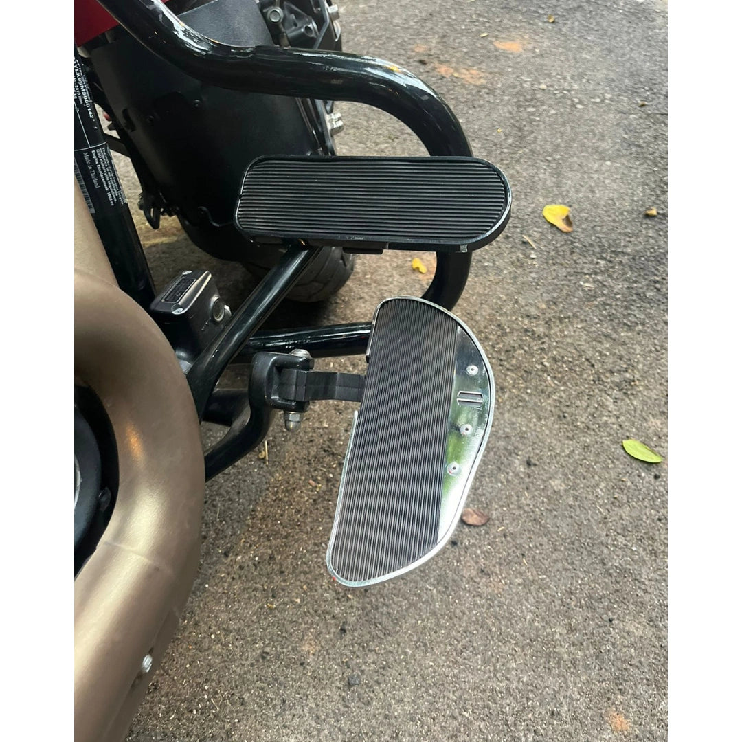 Rider Footboards(For Forward Foot Controls)- Chrome Edition