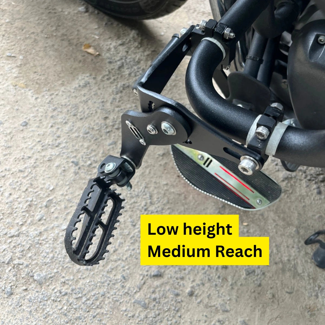 AeeDEA Indexable Highway Pegs for Stock Guard — Super Meteor 650
