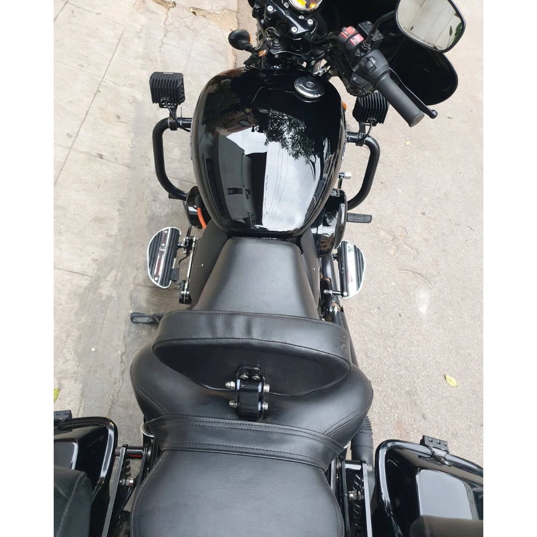 Rider Footboards( For Forward Foot Controls)- Chrome Detail( with LED) Edition