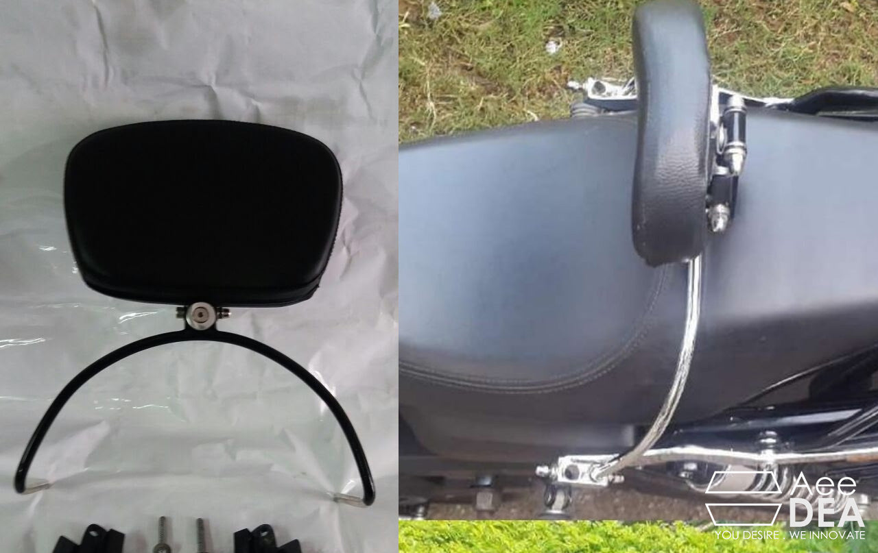 IRON 883 – Rider Backrest( Snap on bike frame)