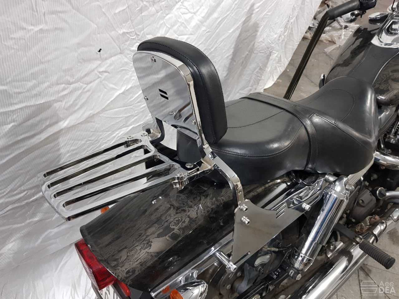 Low Rider – Pillion Backrest – Moulded Backrest Stout and Tall