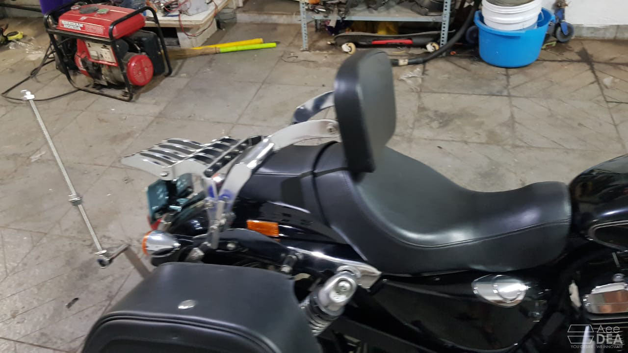 Custom 1200 – Rider Pillion Backrest