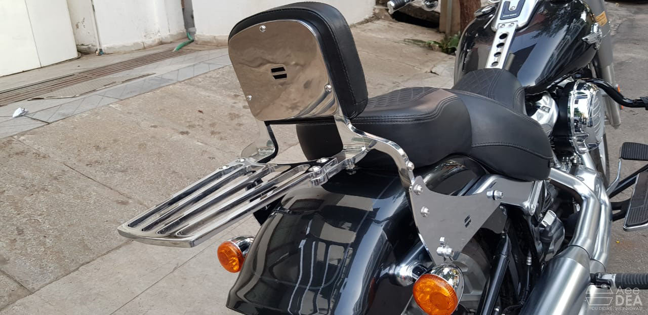 Fatboy pre 2018 – Pillion Backrest – Moulded Backrest Stout and Tall