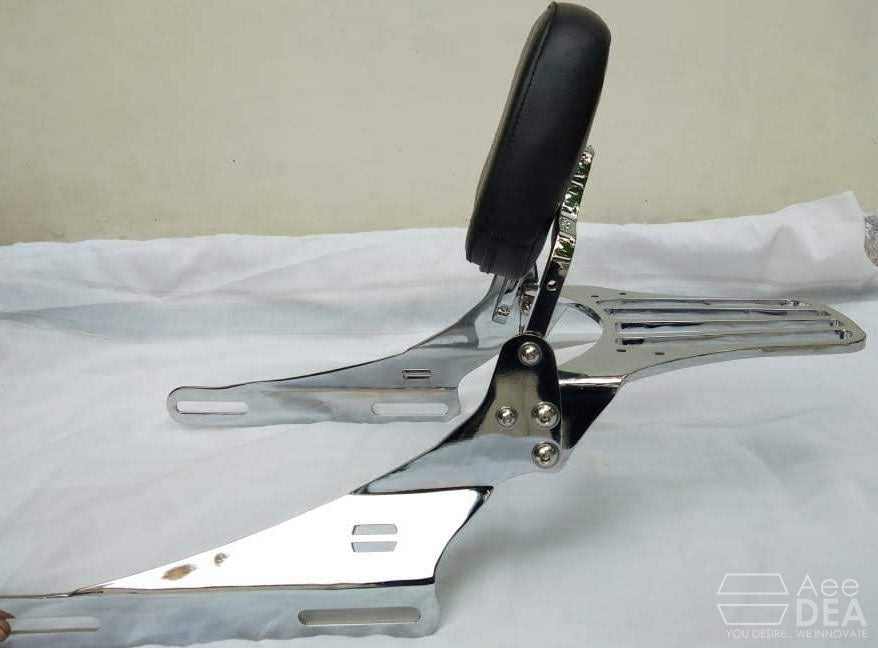 Roadster 1200 – Pillion Backrest – Moulded Backrest Stout and Tall