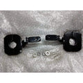 Black auxiliary light mounting components with included mounting hardware