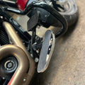 Close-up of the rubber grip surface on an AeeDEA rider footboard