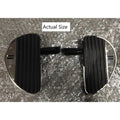 Pair of AeeDEA mini mid-mount rider footboards shown together for size reference