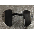 Pair of AeeDEA mini motorcycle rider footboards shown together for size reference