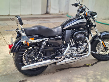 Custom 1200 – Pillion Backrest – Moulded Backrest Stout and Tall