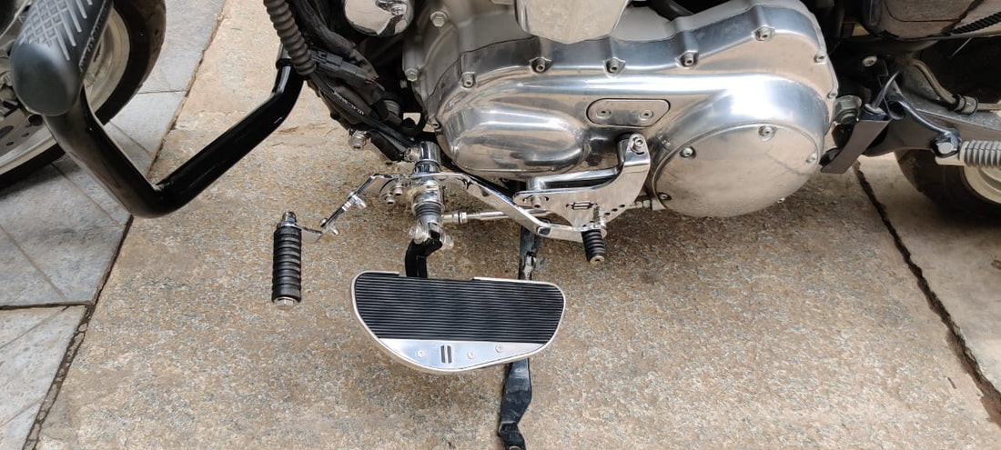 Rider Footboards(For Forward Foot Controls)- Chrome Edition