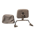 AeeDEA adjustable rider backrest with covered and exposed back options