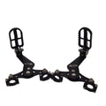 Pair of AeeDEA extended reach footpegs with adjustable mounting brackets