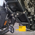 AeeDEA extended reach footpeg shown in the far reach setting