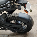 AeeDEA rear mudslinger fitted around the rear wheel of Harley-Davidson Pan America