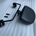 AeeDEA Adventure Tourer Rider Backrest assembly with black cushion and mounting brackets