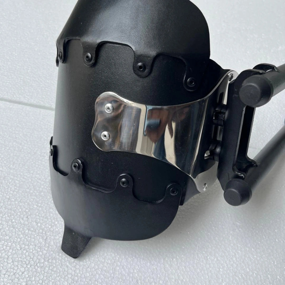 AeeDEA Rear Vikings Mudslinger showing the aluminium flap and mounting brackets