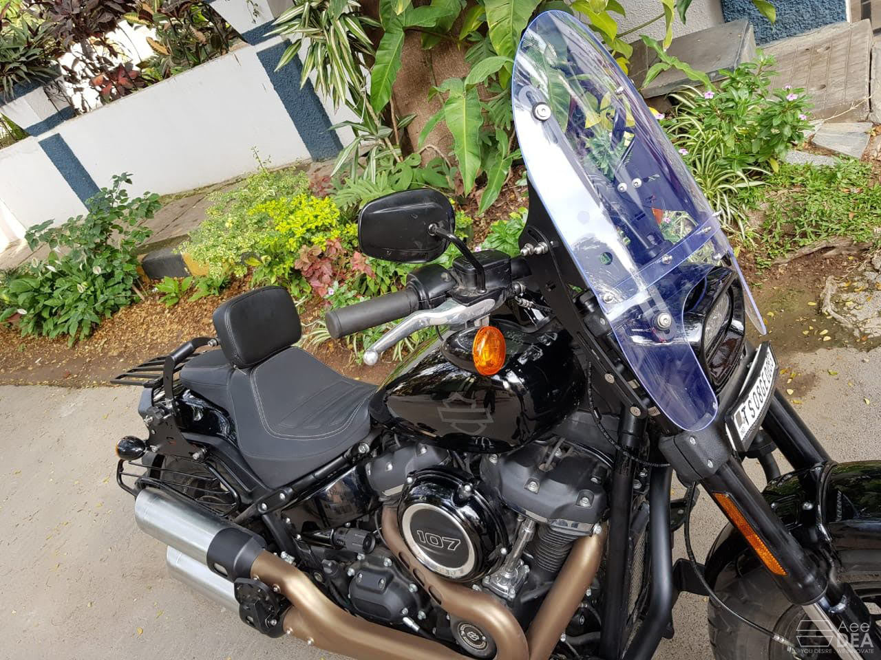 Fatbob 2018 – Rider Pillion Backrest