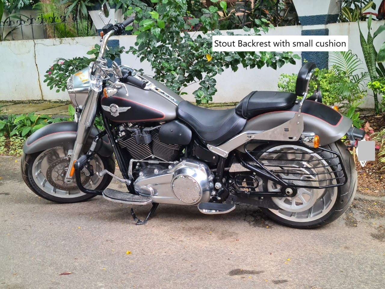 Fatboy 2018 – Pillion Backrest – Moulded Backrest Stout and Tall