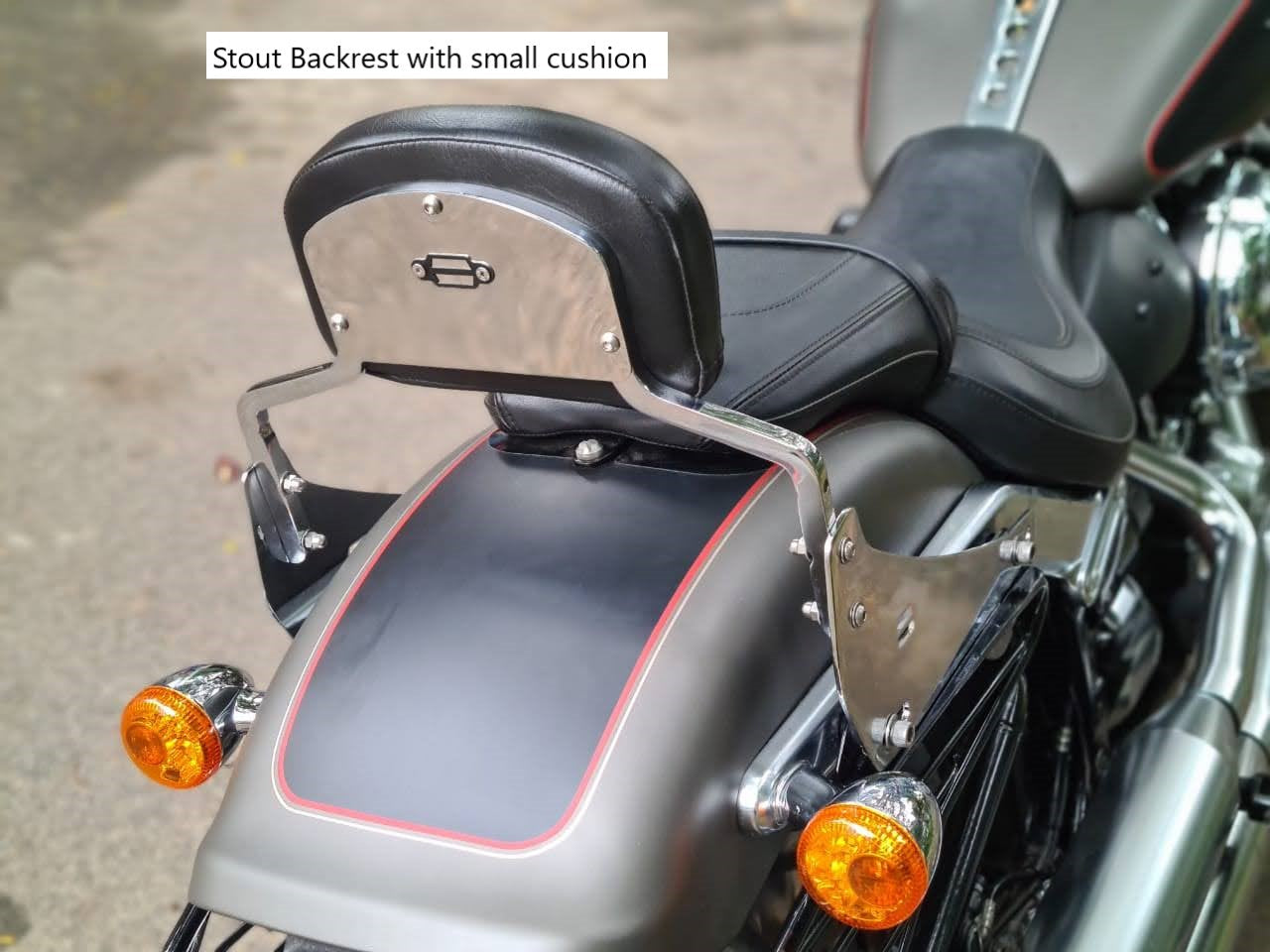 Fatboy 2018 – Pillion Backrest – Moulded Backrest Stout and Tall