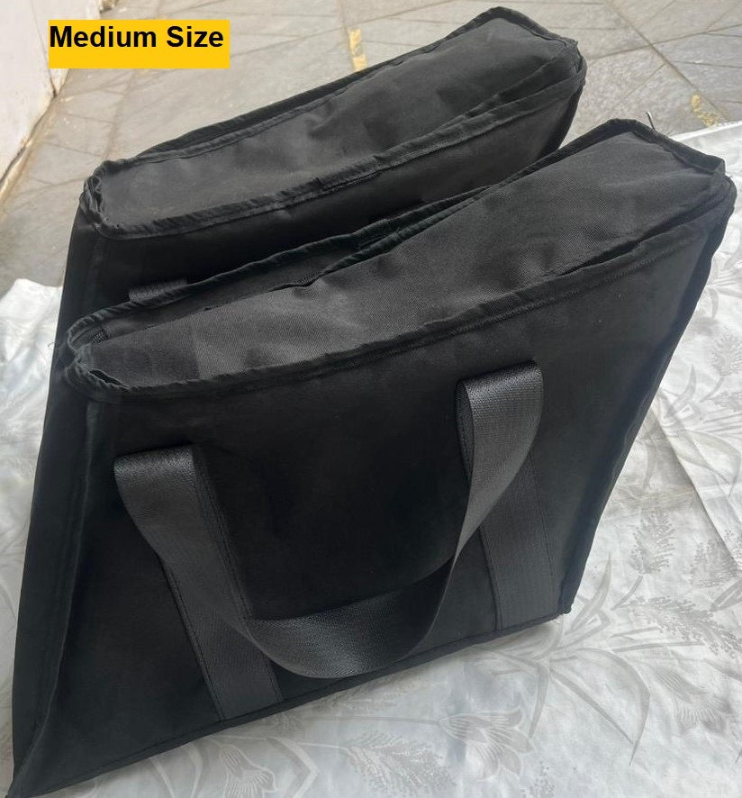 AeeDEA medium size pannier inner bags made from black fabric
