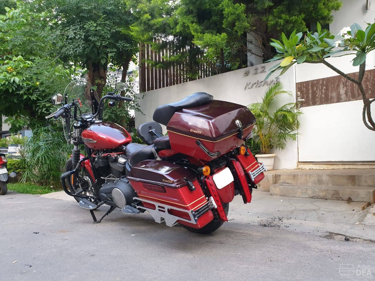 Street Bob 2018 – Fully Adjustable Windshield – Split Tall Type