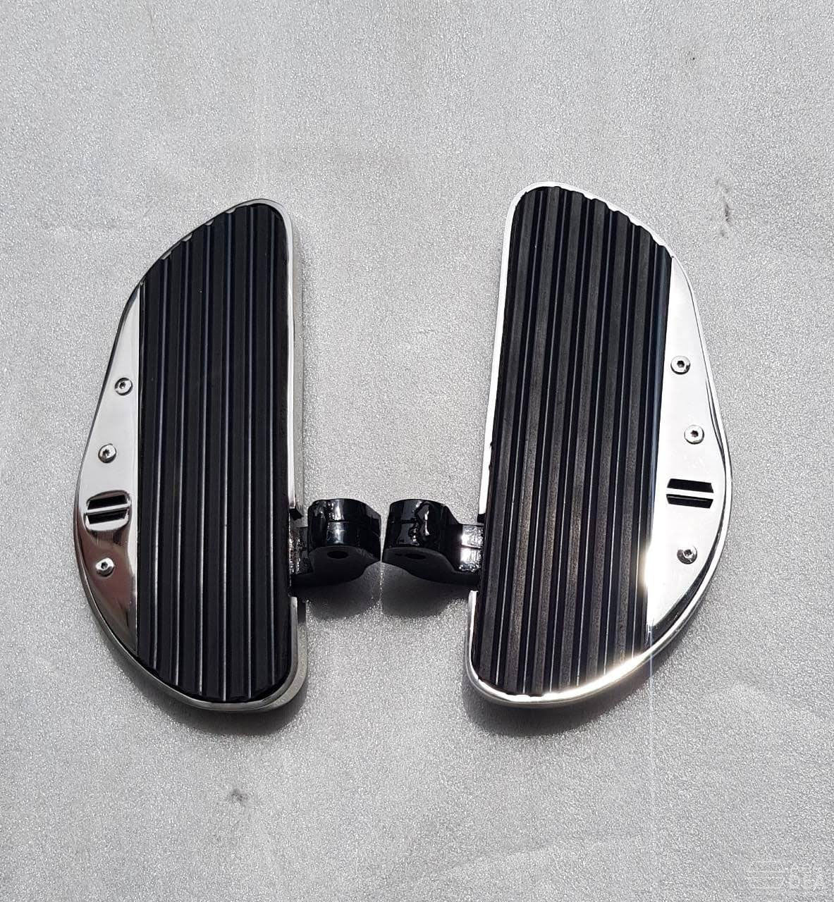Rider Footboards(For Forward Foot Controls)- Chrome Edition