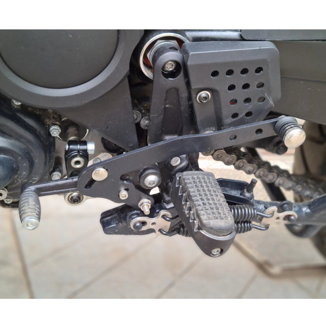AeeDEA heel shifter installed on Harley-Davidson Pan America