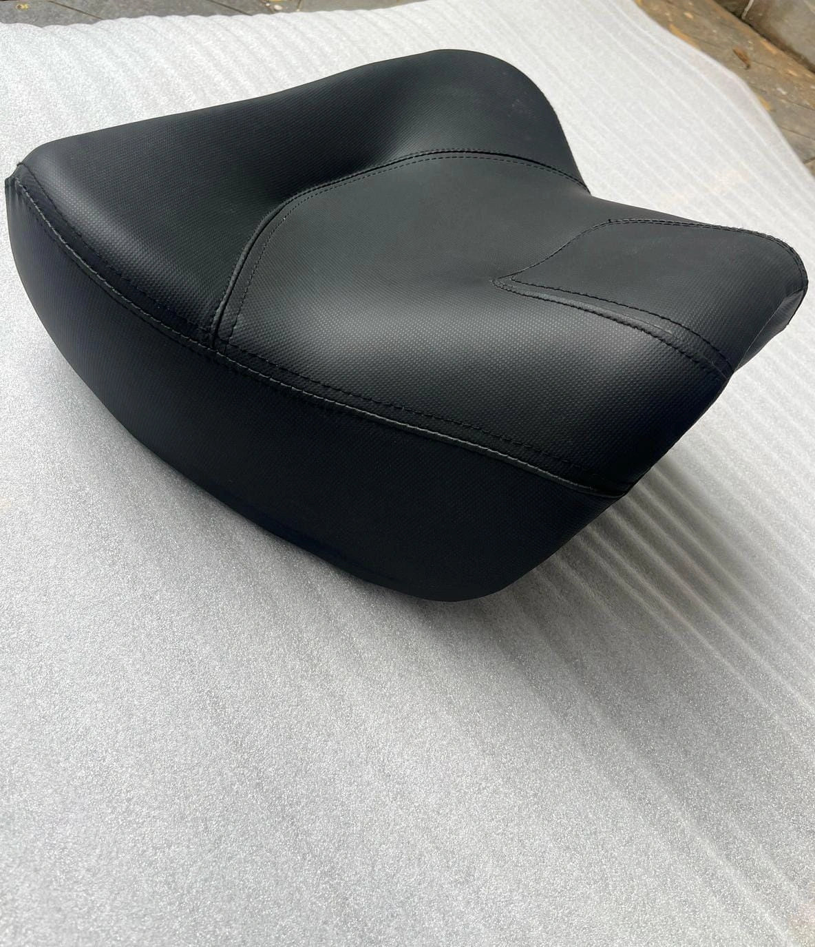 Close-up of AeeDEA Long Haul Solo Rider Seat