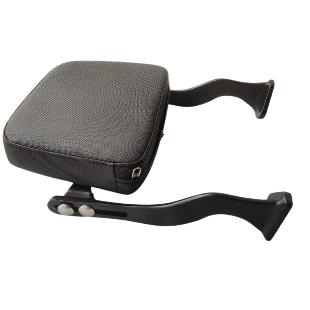 AeeDEA pillion backrest pad with Pan America mounting brackets