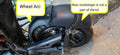 AeeDEA Rear Wheel Arc installed on Pan America with wheel arc and mudslinger shown