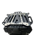 AeeDEA top rack mounted on the Storm Series touring top box