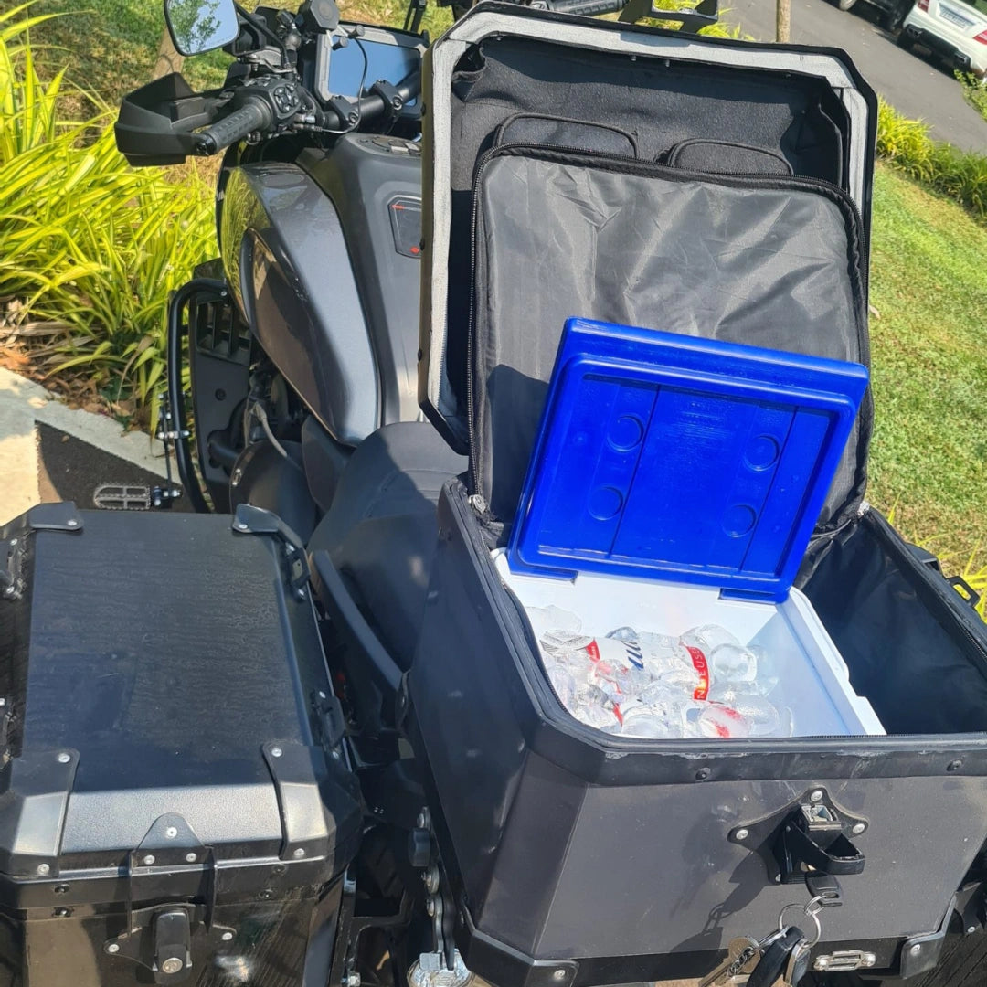 AeeDEA Storm Series top box with inner bag and organized storage