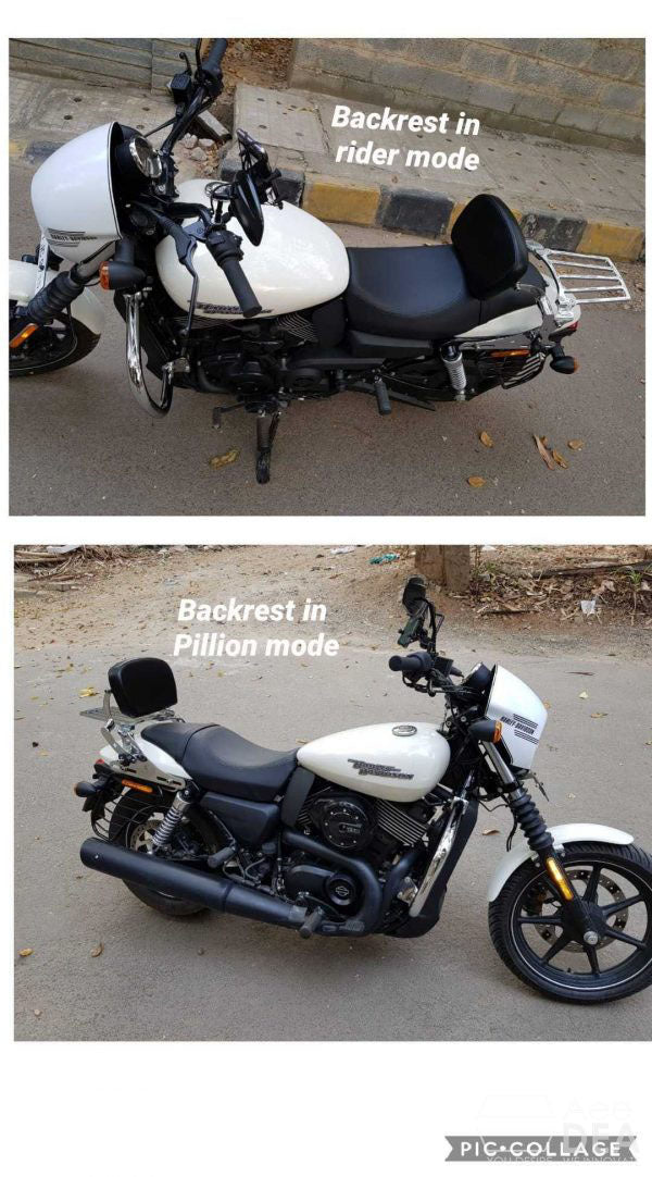 Iron 883 – Rider Pillion Backrest