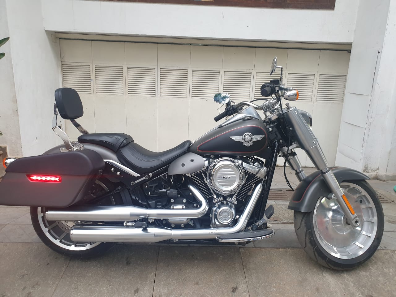 Fatboy 2018 & post – Rider Pillion Backrest