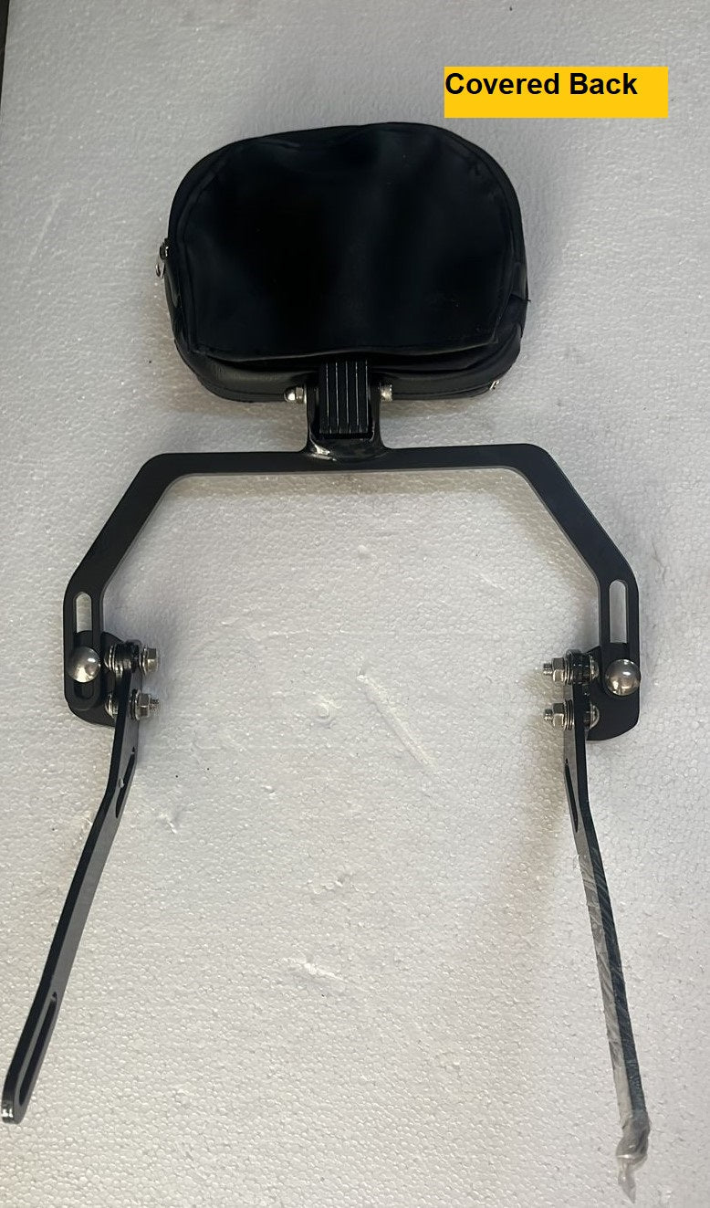 Street bob 2018- Rider Backrest (Snap on bike frame)