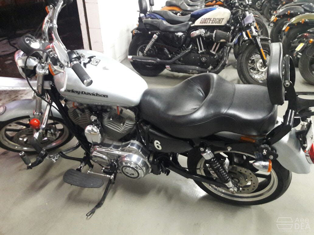 Custom 1200 – Full Seat Optional Rider Backrest