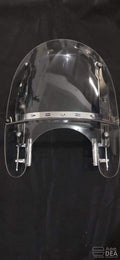 AeeDEA split tall windshield installed on a Harley-Davidson Sportster 48