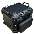 AeeDEA Storm Series aluminum top box with attached pillion backrest
