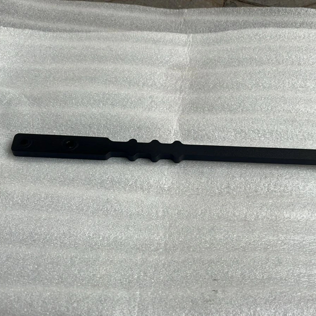 Close-up of AeeDEA black flagpole mounting section