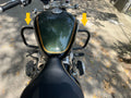 AeeDEA front crash guard installed on both sides of Royal Enfield Super Meteor 650