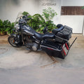 AeeDEA top rack installed on the rear Touring Top Box of Royal Enfield Super Meteor 650