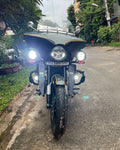 AeeDEA wind deflectors installed on Royal Enfield Super Meteor 650