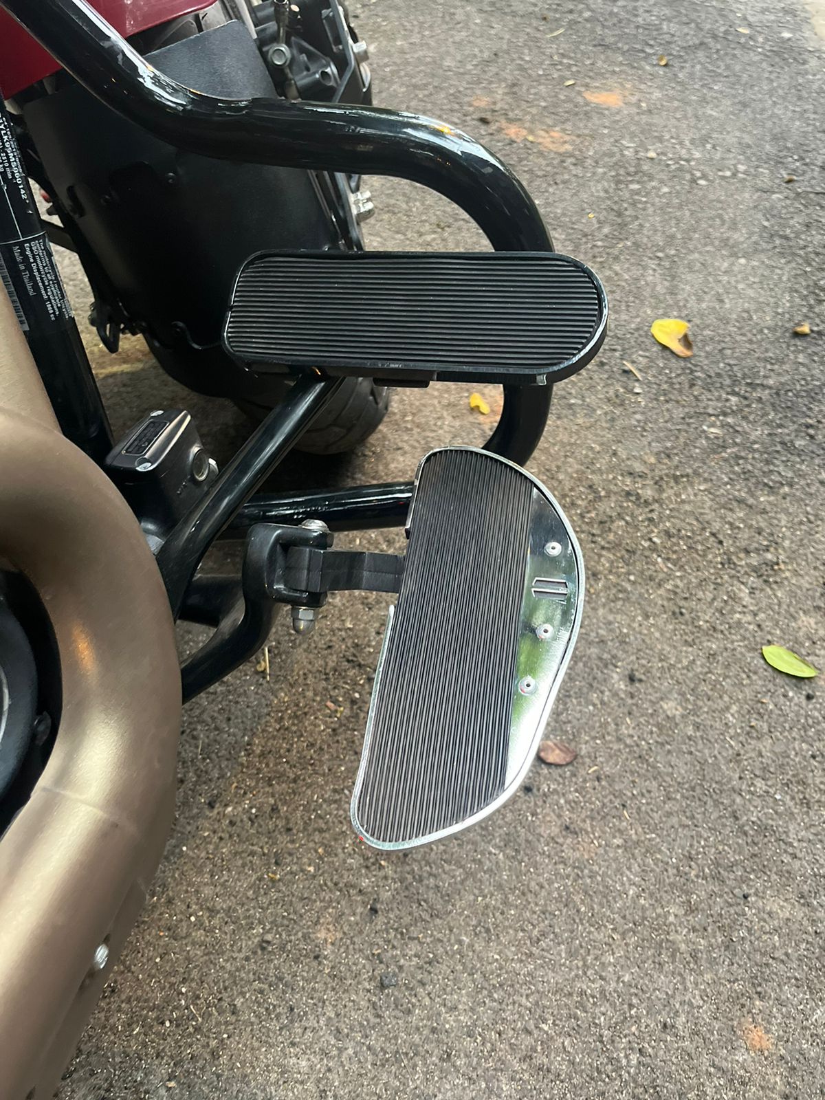 Rider Footboards(For Forward Foot Controls)- Chrome Edition