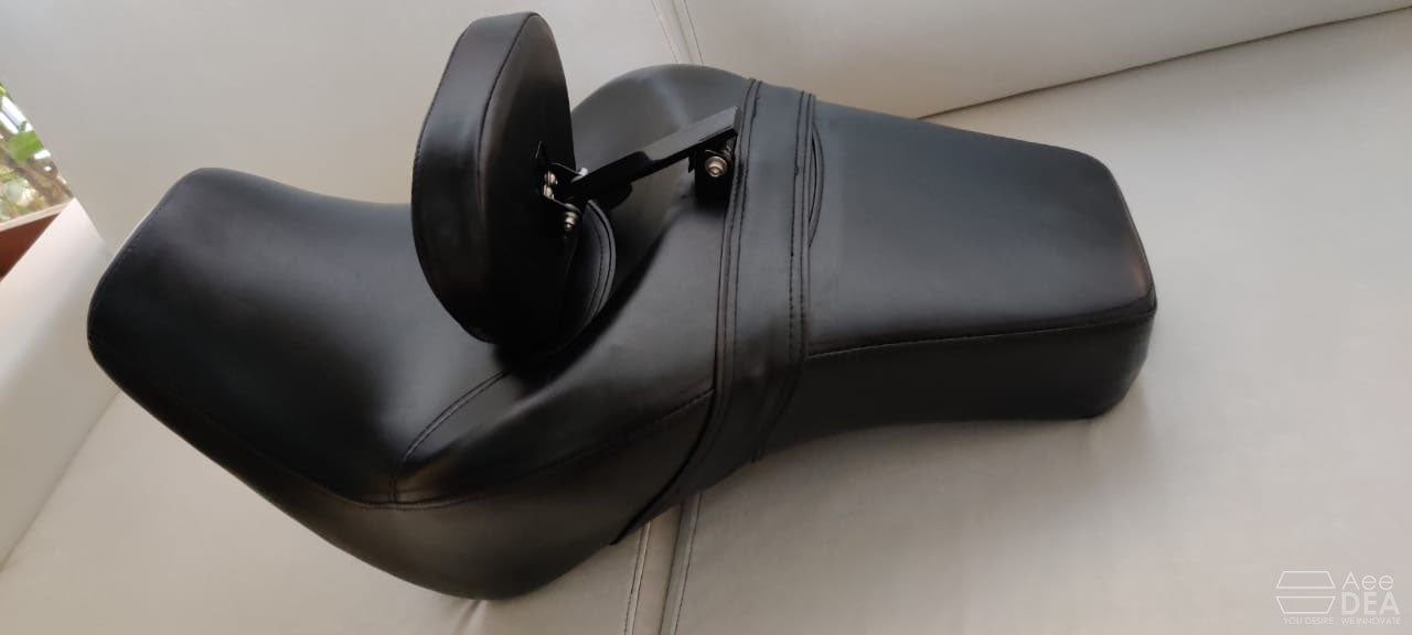 Custom 1200 – Full Seat Optional Rider Backrest