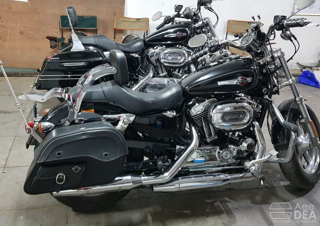 Custom 1200 – Rider Pillion Backrest