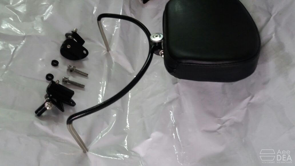 IRON 883 – Rider Backrest( Snap on bike frame)