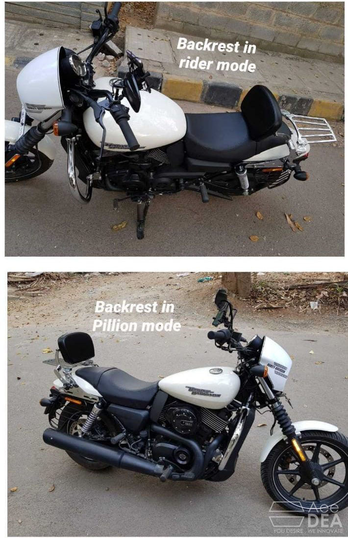 Custom 1200 – Rider Pillion Backrest