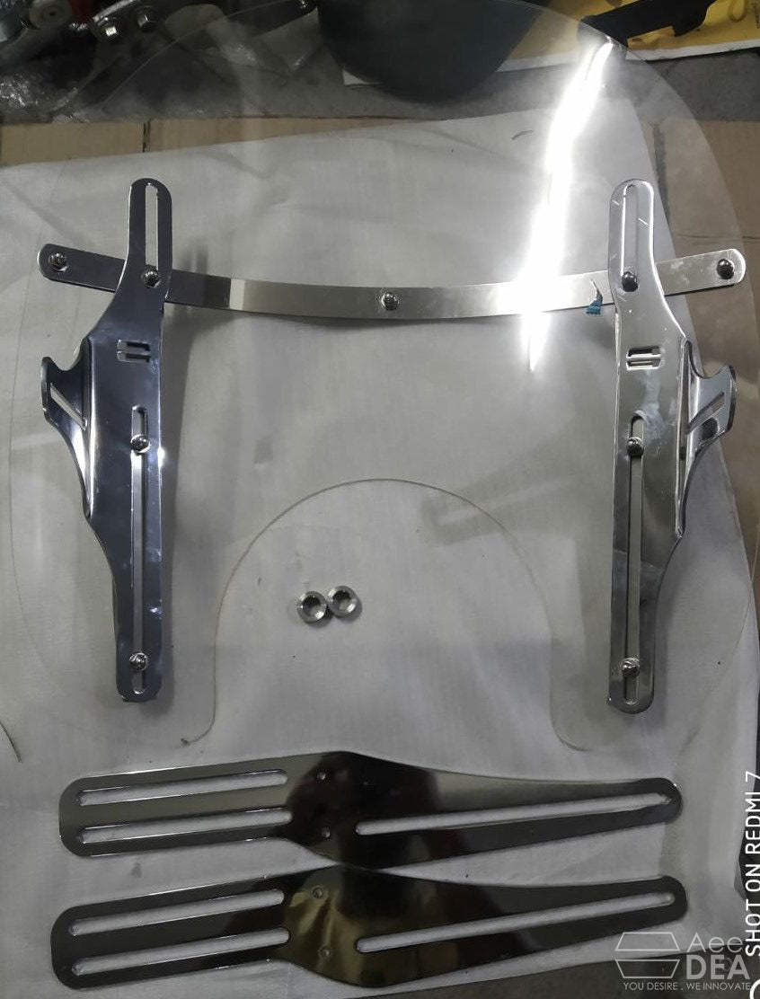 Low Rider – Fully Adjustable Windshield – Split Tall Type